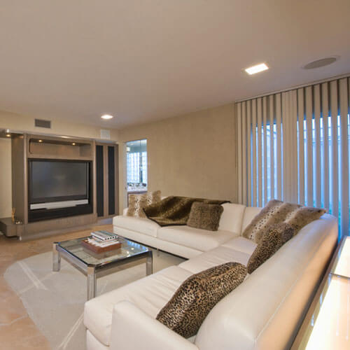 Television Area Of Palm Springs Home