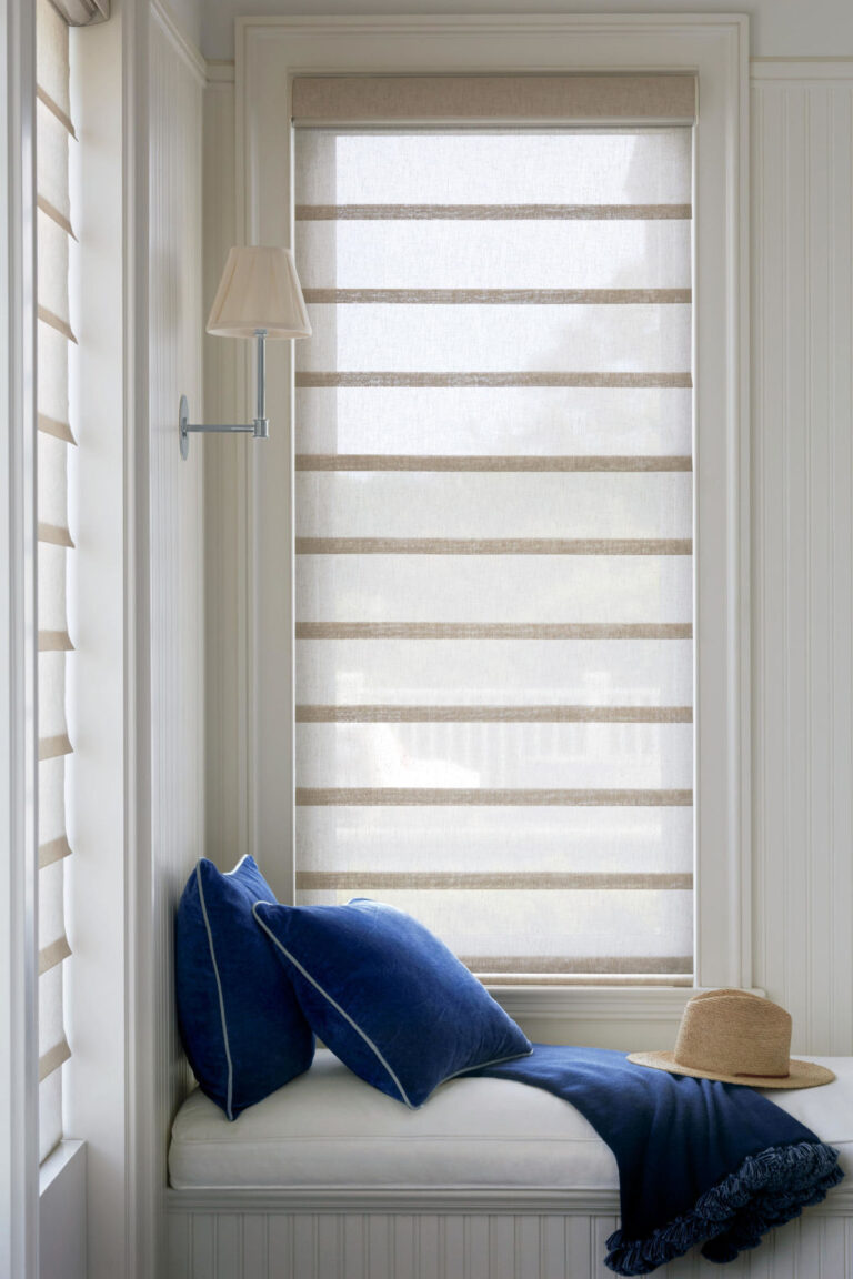 Create Smooth Elegance With Hunter Douglas Vignette Modern Roman Shades ...