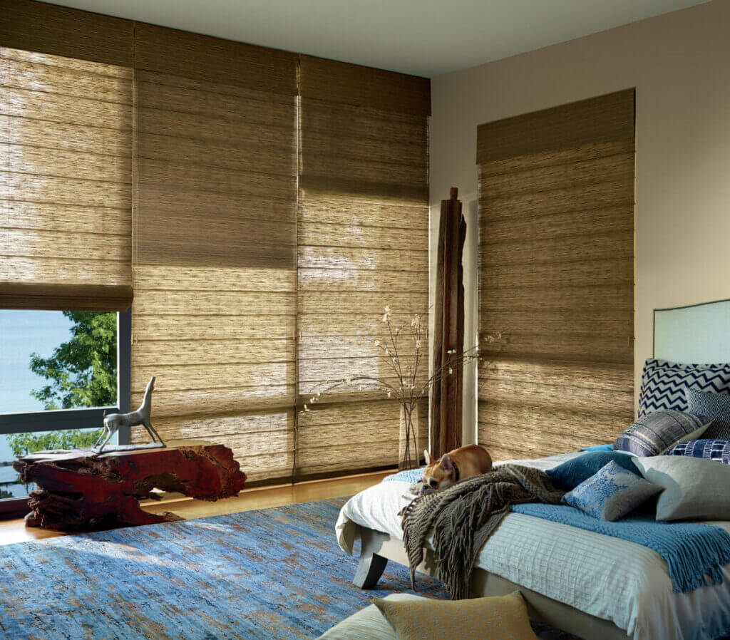On Trend Grass Window Shades Add Style and Texture Window Treatments